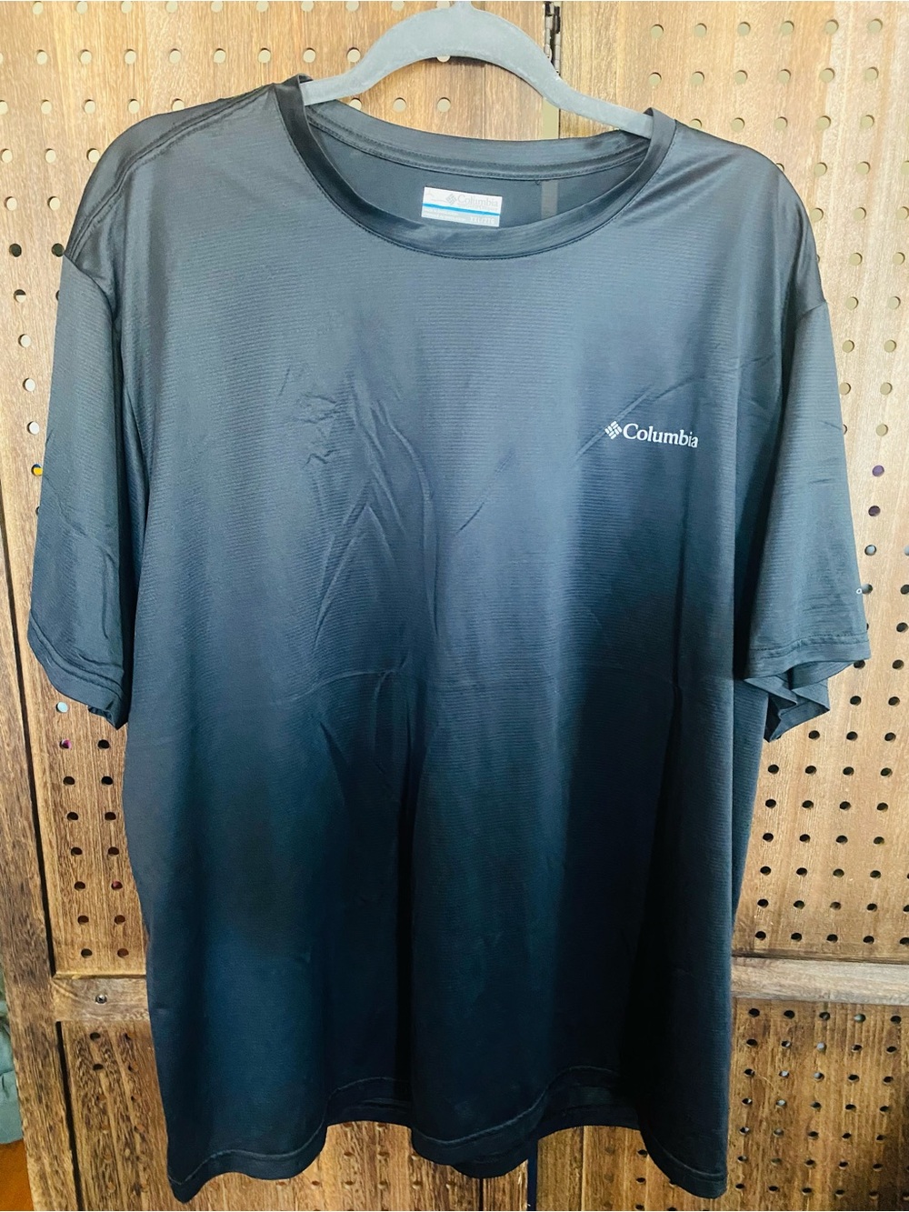 Columbia Sport  Black Men's Short-Sleeve Performance Tee Size XXL